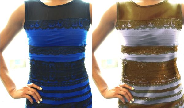 is the dress blue and black or white and gold